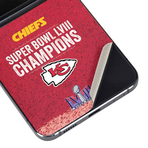 NFL Chiefs Super Bowl LVIII Champions Galaxy Z Flip5 5G Skin